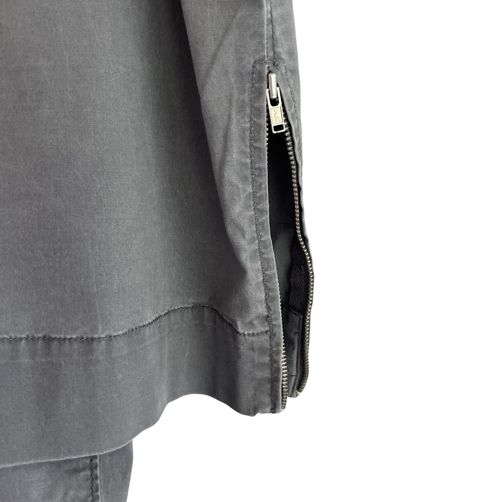 Eileen Fisher Pants Womens Small Gray Straight Leg Utility Zipper Hem Pockets - Picture 8 of 16